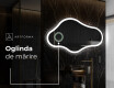 Oglinzi pentru baie cu LED în formă neregulată C222 #4