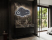 Oglinda decor perete cu LED C223 #10