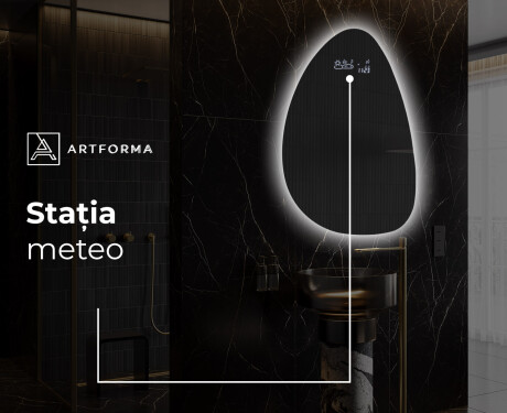 Oglinzi pentru baie cu LED în formă neregulată D221 #6
