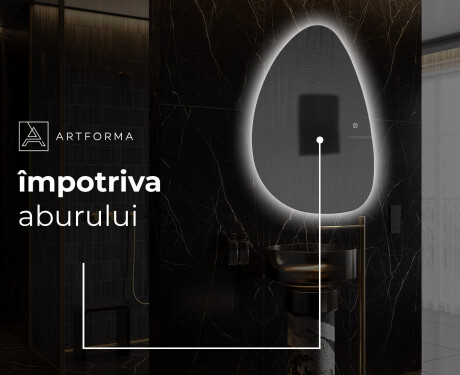 Oglinzi pentru baie cu LED în formă neregulată D221 #8
