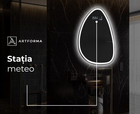 Oglinzi pentru baie cu LED în formă neregulată B222 #8