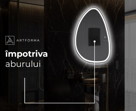 Oglinzi pentru baie cu LED în formă neregulată B222 #8