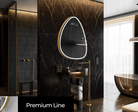 Oglinzi pentru baie cu LED în formă neregulată B223 #4