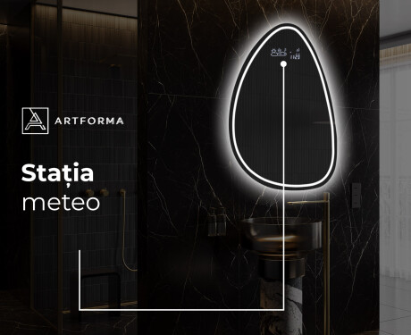 Oglinzi pentru baie cu LED în formă neregulată B223 #8