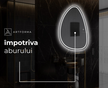 Oglinzi pentru baie cu LED în formă neregulată B223 #8