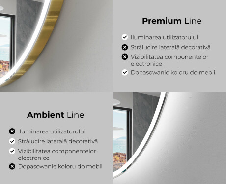 Oglinzi pentru baie cu LED în formă neregulată EG222 #2