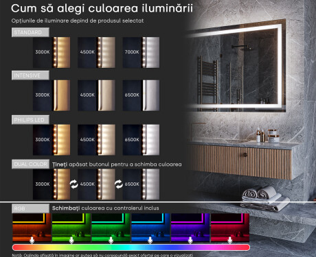 Oglinzi pentru baie cu LED în formă neregulată EG222 #10