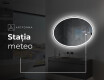 Ovala oglinda baie cu leduri L227 #7
