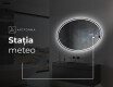 Ovala oglinda baie cu leduri L228 #7