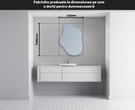 Oglinzi pentru baie cu LED în formă neregulată EM221 #4