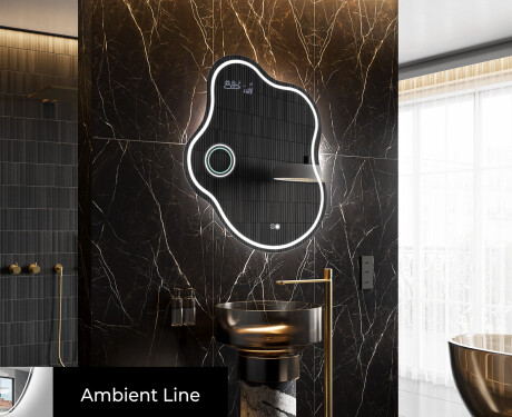 Oglinzi pentru baie cu LED în formă neregulată EM223