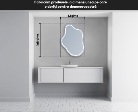 Oglinzi pentru baie cu LED în formă neregulată EM223 #5