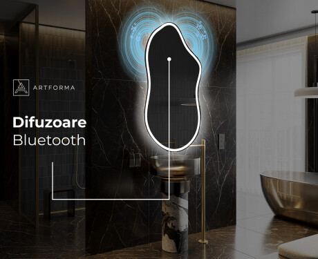 Oglinzi pentru baie cu LED în formă neregulată F222 #5