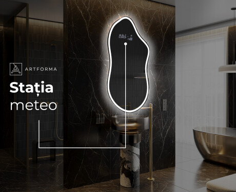 Oglinzi pentru baie cu LED în formă neregulată F222 #6