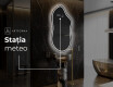 Oglinzi pentru baie cu LED în formă neregulată F223 #6
