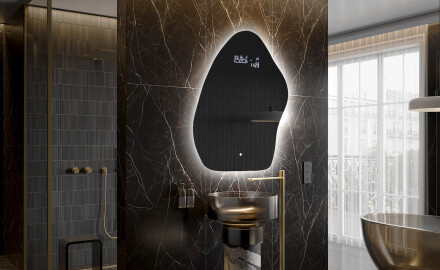 Oglinzi pentru baie cu LED în formă neregulată G221