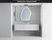 Oglinzi pentru baie cu LED în formă neregulată G222 #5