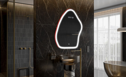 Oglinzi pentru baie cu LED în formă neregulată G222