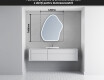 Oglinzi pentru baie cu LED în formă neregulată G223 #5