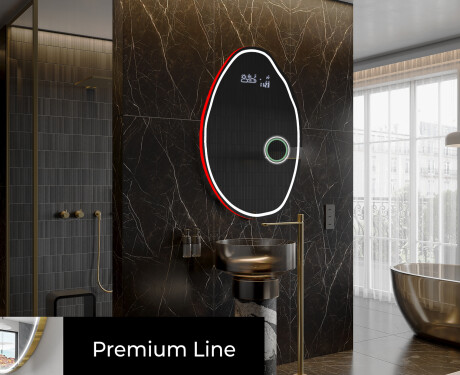 Oglinzi pentru baie cu LED în formă neregulată U223 #4