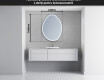 Oglinzi pentru baie cu LED în formă neregulată U223 #5