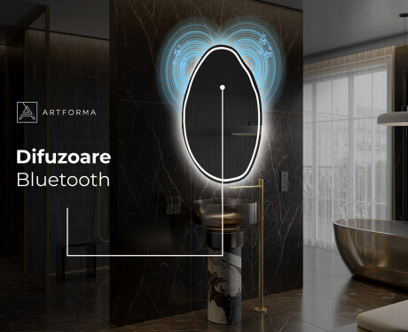 Oglinzi pentru baie cu LED în formă neregulată U223 #6