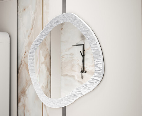 Oglindă la comandă în ramă metalică de design L291 #4