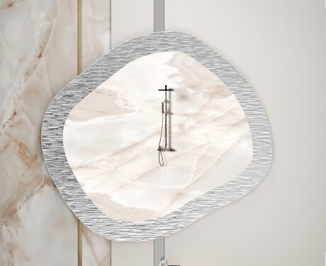 Oglindă la comandă în ramă metalică de design L291 #5