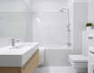 Rainshower Dokos cu mixer de baie crom