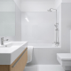 Rainshower Dokos cu mixer de baie crom #1