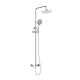 Rainshower Dokos cu mixer de baie crom #2