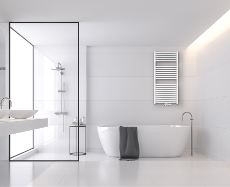 Baie radiator scara alb