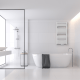 Baie radiator scara alb #1