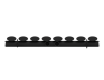 Radiator decorativ vertical cu set de montare, negru #4