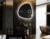 Oglinzi pentru baie cu LED în formă neregulată J222 #4