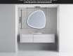 Oglinzi pentru baie cu LED în formă neregulată J222 #5