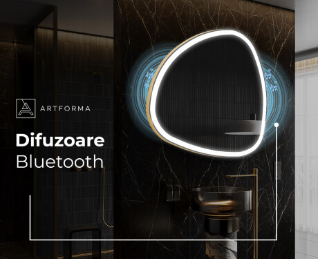 Oglinzi pentru baie cu LED în formă neregulată J222 #7