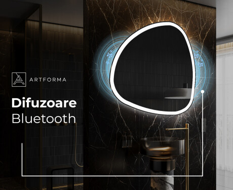 Oglinzi pentru baie cu LED în formă neregulată J222 #5