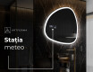 Oglinzi pentru baie cu LED în formă neregulată J222 #6
