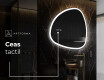 Oglinzi pentru baie cu LED în formă neregulată J222 #7