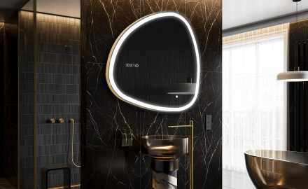 Oglinzi pentru baie cu LED în formă neregulată J222