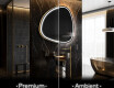 Oglinzi pentru baie cu LED în formă neregulată J223 #1