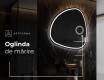 Oglinzi pentru baie cu LED în formă neregulată J223 #4