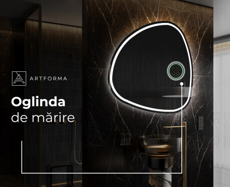 Oglinzi pentru baie cu LED în formă neregulată J223 #4