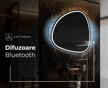 Oglinzi pentru baie cu LED în formă neregulată J223 #5