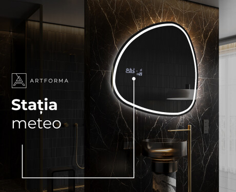 Oglinzi pentru baie cu LED în formă neregulată J223 #6