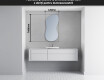 Oglinzi pentru baie cu LED în formă neregulată K221 #4