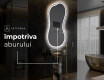 Oglinzi pentru baie cu LED în formă neregulată K222 #8