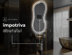 Oglinzi pentru baie cu LED în formă neregulată K223 #8