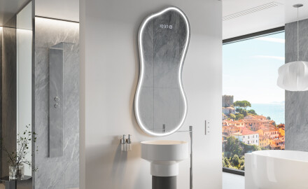 Oglinzi pentru baie cu LED în formă neregulată K223
